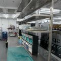 Class 6 Cleanroom housing a screen printer and fumehood