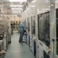 View of CEA clean room facilities dedicated to Perovskite photovoltaic (Tandem Si/PSK and single junction