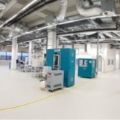 Wide view on the Thin-film PV lab and the adjacent moduel and battery lab ©IMEC